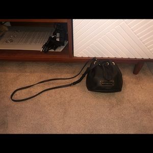 Marc Jacobs Mini Leather Crossbody Bucket Bag